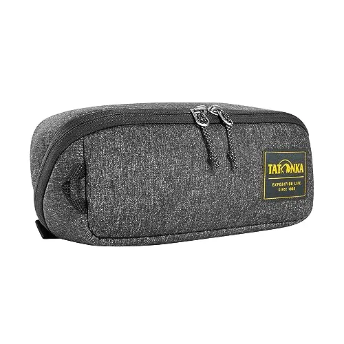 Tatonka M 2l Zip Square Wash Bag One Size - Praktische Reisetasche in Schwarz, perfekt für die Organisation Ihrer Reiseutensilien mit viel Stauraum.