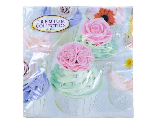 Jean Products Papierserviette Papierservietten 20 Stk. Papiertücher ca. 33 x 33 cm Servietten Papier, 3-lagig