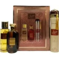 Ard Al Zaafaran Mousuf 3 Pcs Gift Set For Men - Herren Parfüm-Geschenkset mit 3 exklusiven Düften, ideal für besondere Anlässe und ein perfektes Geschenk für Männer.