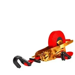 Kerbl Quickloader Automatikzurrgurt 1000/2000kg - Spanngurt mit patentierter Ratsche, 5,0m lang, ideal für sicheres Verankern an Balken. Hohe Vorspannkraft bei minimalem Kraftaufwand für einen aufgeräumten Arbeitsplatz.