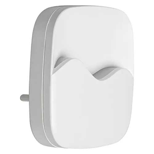 Ledvance LED Nachtlicht | LUNETTA WAVE White | warmweiss | 0.5W | weisses Gehäuse | für die Steckdose, One size