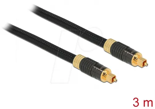 DELOCK 86594 - Toslink Kabel, Toslink Stecker, 3 m