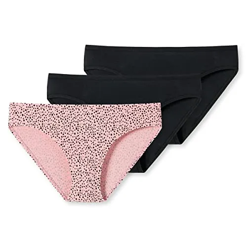 Schiesser Mädchen 3 PACK Unterwäsche Slips in pink von Schiesser