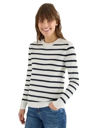CECIL Damen Strickpullover XXL in Universal Blau von CECIL