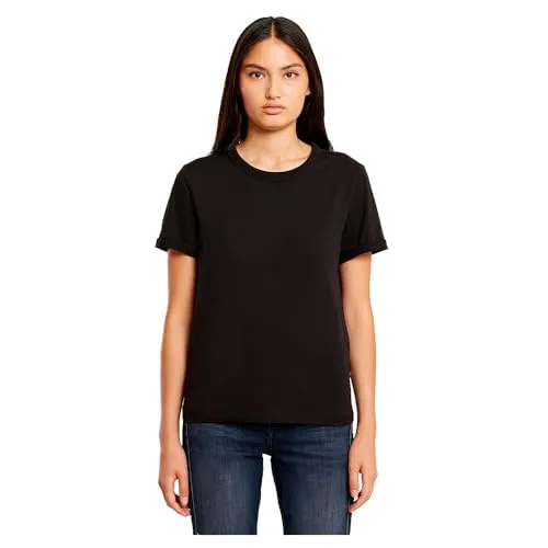 G-STAR Embro g-Script Logo T-Shirt für Damen - Stylisches T-Shirt mit originellem Logo, bietet Tragekomfort und eine bequeme Passform für jeden Anlass.