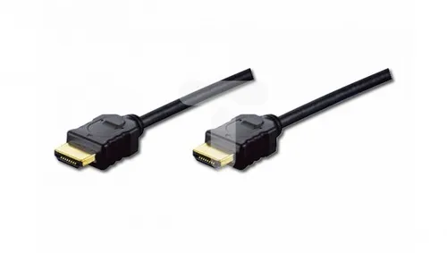Kabel połączeniowy HDMI Highspeed 1.4 z Eth. GOLD Typ HDMI A/HDMI A, M/M czarny 