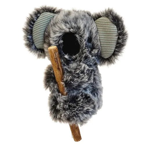 Nobby 62419 Plüsch Avocado - 13 cm, mit Matatabi Stick und Catnip Kugel für natürliche Zahnpflege und spielanregenden Spaß für Katzen