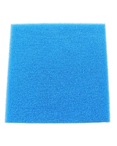 gws Filterschaum Blau 10PPI 50 cm x 50 cm x 2 cm zuschneidbar für Teich und Aquarium zur groben Vorfilterung