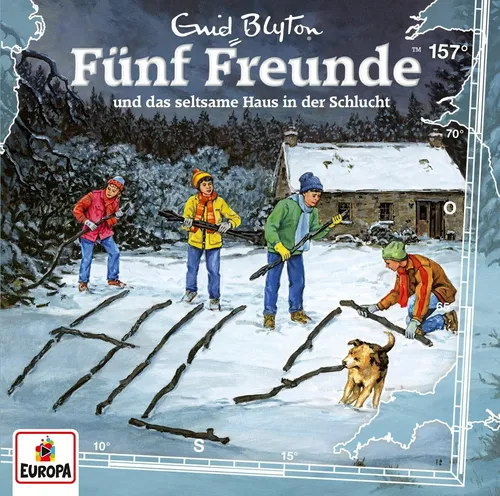 CD * FÜNF FREUNDE-HÖRSPIEL/CD 157-UND DAS SELTSAME HAUS IN DER SCHLUCHT #NEUOVP=