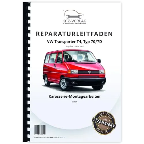 VW Transporter T4 (90-03) Karosserie Montagearbeiten Innen Reparaturanleitung