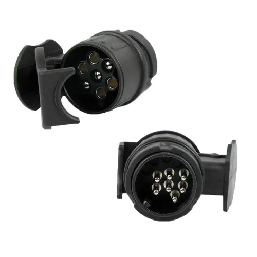 Produktbild Adapter PKW Anhänger 13-polig auf 7-polig KFZ Anhänger Auto STECKER 13 7 polig