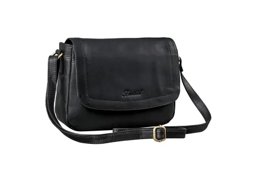 Benthill Umhängetasche Damen aus Echt Leder - Umhängetasche aus hochwertigem Echtleder mit praktischem Reißverschlussfach, ideal für stilbewusste Frauen, die Funktionalität und Vintage-Charme schätzen.