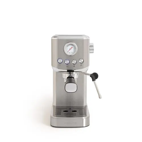 CREATE THERA CLASSIC COMPACT Espressomaschine Edelstahl – 20 bar Halbautomatik