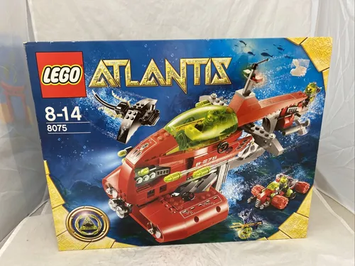 LEGO® Atlantis 8075 Neptuns U-Boot - Steckbausteine, 476 Teile für unendlichen Spielspaß, ideal für Kinder von 8-14 Jahren, entdecke die Unterwasserwelt von LEGO® Atlantis!