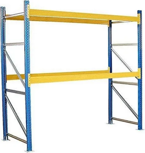 BRB-Lagertechnik Schwerlastregal für 9 Europaletten - Robustes Palettenregal für Gitterboxen und Behälter. Bietet Platz für bis zu 9 Europaletten. Hochfeste Stahlkonstruktion mit einfacher Montage und flexibler Höhenverstellung.