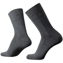 TOM TAILOR Socken Tom Tailor Herren Socken 2er Pack uni basic grau Tom Tailor Herren Socken 2er Pack uni basic grau 43-46