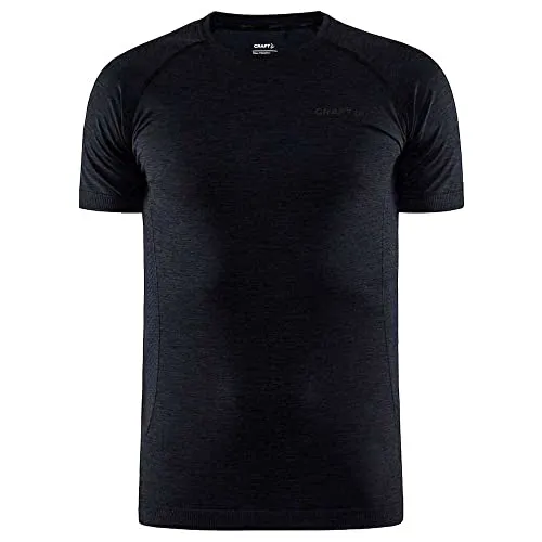 Craft Core Dry Active Comfort Thermoshirt Herren - XL - Funktionsunterwäsche für Herren, ideal für Training, Skifahren oder Trekking. Mit optimalem Feuchtigkeitstransport und Bewegungsfreiheit dank Flatlock-Nähten.