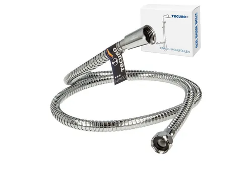 tecuro Brauseschlauch Metall Agraff Brauseschlauch, doppelt gewickelt