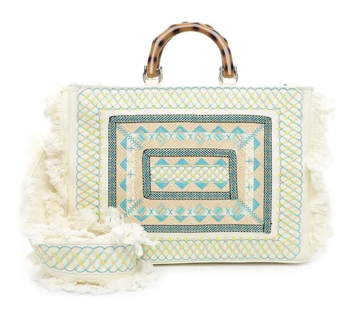 SURI FREY Shopper Lucy - Eleganter Shopper mit Fransen, geräumigem Hauptfach und abnehmbarem Schulterriemen – perfekt für den Alltag!