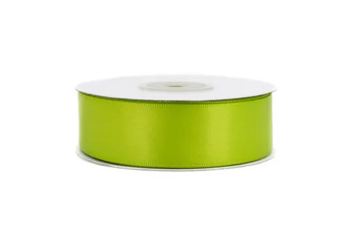 Creativery Satinband, Doppelseitiges Satinband 25mm x 20m Rolle Hellgrün / Maigrün