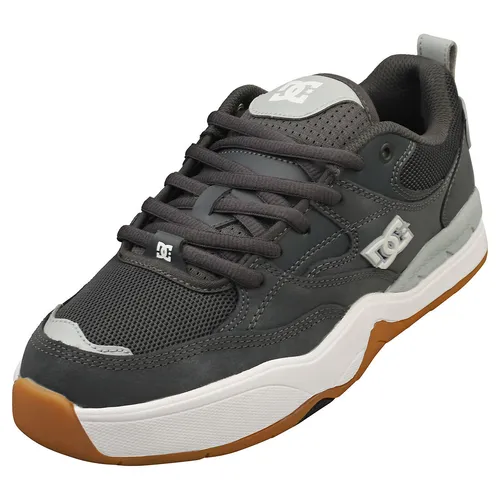 DC Shoes Ascend Herren Sneaker Dark Grey White - 42.5 EU - Hochwertiger Sneaker für Herren mit 3.8 cm Absatzhöhe, ideal für den täglichen Gebrauch und Berufskleidung. Bequeme Passform und stylisches Design in Dark Grey White.