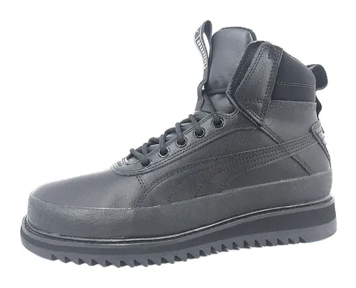 PUMA Stiefel Laufschuh – Schwarz - Hochwertige Herren-Sneaker für Freizeit und Sport, mit flachem Absatz und guter Bodenhaftung. Dank des zeitlosen Designs ideal kombinierbar und komfortabel.