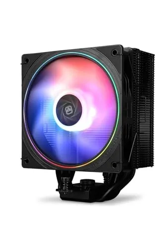 Thermalright Assassin Spirit 120 EVO - Leiser CPU-Luftkühler - CPU-Kühler mit max. 28 dBA, ideal für leise Gaming-Setups. Kompatibel mit AMD und Intel, inkl. RGB-Beleuchtung und 4 Heatpipes für optimale Kühlung.