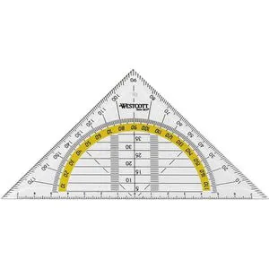 Westcott Geodreieck E-10130 00, 16 cm Hypotenuse von Westcott