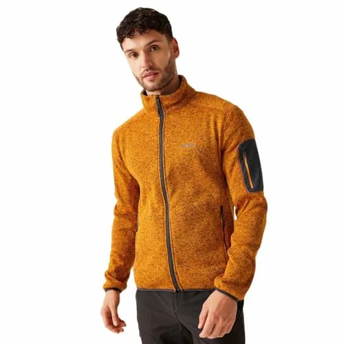 Regatta - Newhill Fleecejacke Durchgehender Reißverschluss für Herren (M) (Fuchs)