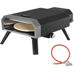 Royal Gourmet Gas Pizzaofen Kompakt mit Pizzastein