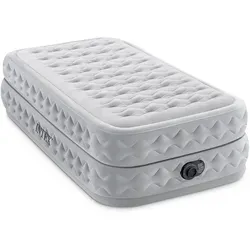 Intex 64488ND Twin Supreme Air-Flow Airbed - Hochwertiges Luftbett mit 51 cm Höhe und integrierter Elektropumpe, ideal für entspannten Schlaf und einfachen Auf- und Abbau.