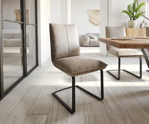 DELIFE Schwingstuhl Lelio-Flex in grau von Delife