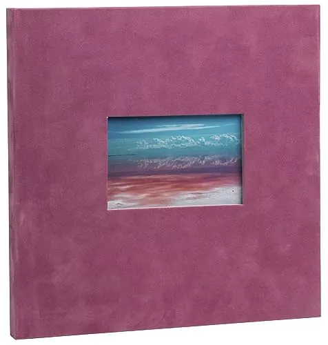 Exacompta 16359E Fotoalbum - Skandi in Altrosa - Fotoalbum mit 30 weißen Seiten und Samtbezug für angenehme Haptik. Ideal zur Aufbewahrung von Familien-, Urlaubs- oder Hochzeitsfotos. Hochwertig und nachhaltig, 100% in Frankreich hergestellt.