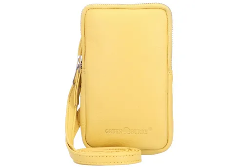 Greenburry Umhängetasche Nappa - Handytasche für unterwegs - Umhängetasche aus hochwertigem Nappa-Leder, perfekt für das sichere Verstauen von Handy und Kleinigkeiten, mit verstellbarem Schultergurt für individuellen Tragekomfort.