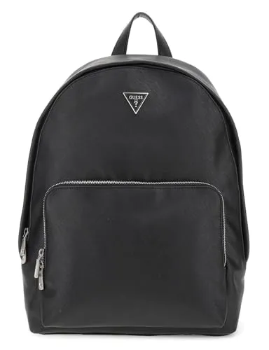 GUESS Men Milano COMPACT Backpack Hand Bag, Schwarz/Grün in grün von GUESS