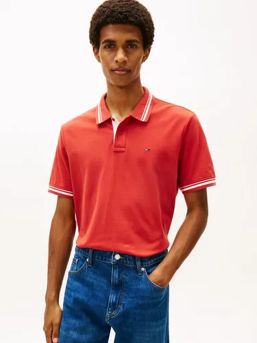 Tommy Jeans Poloshirt TJM REG TIPPED POLO EXT Mit Rundhalsausschnitt