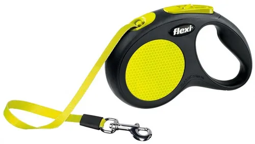 Flexi Hundeleine Neu Neon Cord Fluo Gelb S