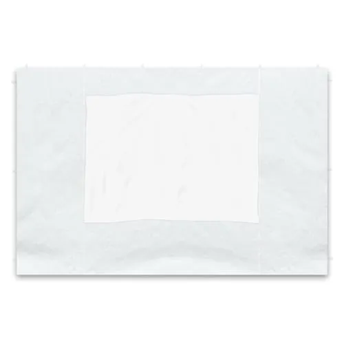 Seitenteile - 2 Seitenteile mit Fenster für Falt-Pavillon - Material: Polyester - Seitenwände Ersatzteile (Weiß)