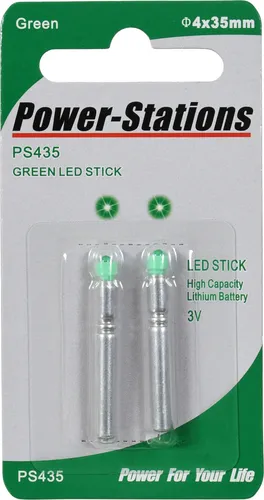 OEM Lithiumbatterie CR435 mit grüner LED 2er Blister