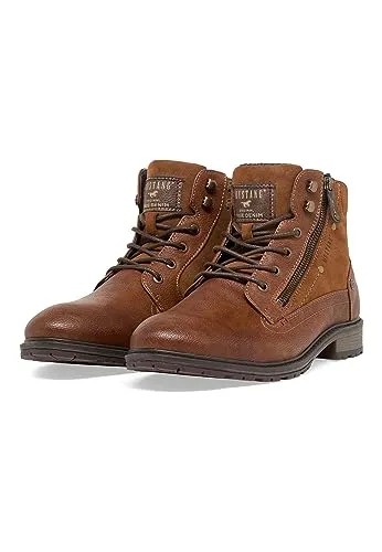 Mustang Herren Stiefel Braun, Schuhgröße:EUR 43