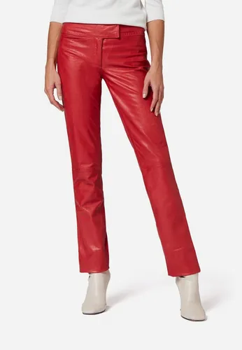 RICANO Lederhose Low Cut Low Waist Lederhose im klassischen Stil