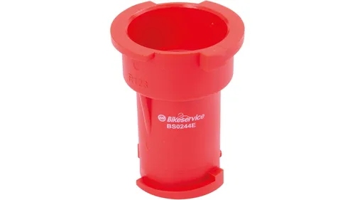 Bikeservice Anschlussstück Anschlussstutzen BST f Kühlerdeckel rot