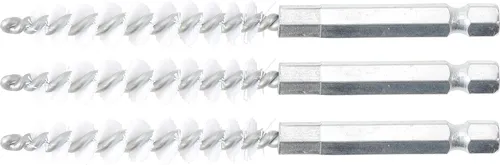 BGS-3078-8-N Nylonbürste 8 mm Antrieb Außensechskant 6,3 mm (1/4) 3-tlg.