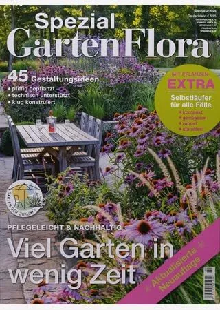 GartenFlora Spezial 2/2025: Viel Garten in wenig Zeit (aktualisierte Neuauflage) - Bücher über Gartenpflege, bietet praktische Tipps für Gartenliebhaber, die effizient Zeit sparen möchten.
