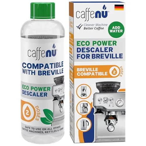 Caffenu Sage und Breville kompatibler Entkalker | Effizientes Flüssig Konzentrat | Natürliche Formel gegen Kalk