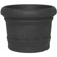 Siena Garden Pflanzgefäß Norah Anthrazit Ø 70x52 cm - Garten-Zubehör: Elegantes Pflanzgefäß in Terracotta-Optik, witterungs- und UV-beständig, ideal für drinnen und draußen mit praktischen Vorbohrungen für Wasserablauf.