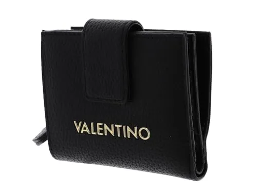 Valentino Bags Alexia-Brieftasche - Schwarze Damen-Geldbörse, stilvoll und funktional mit Münzbeutel und Kartenfächern