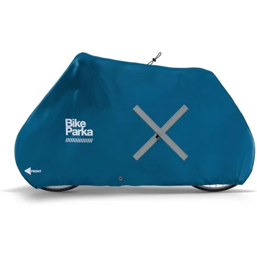 BikeParka Fahrradabdeckung URBAN Blue (39181922) - Hochwertige Fahrradabdeckung für optimalen Wetterschutz, ideal für die Veloaufbewahrung und den Einsatz im Freien.