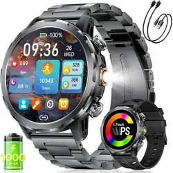 FITFLEX Herren Smartwatch mit 1,7
