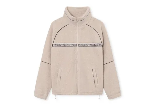 OAK25 Fleecejacke Everyday Fleece Teddy Fleecejacke reflektierend (1-St) Sherpa Fleece Jacke mit reflektierenden Elementen